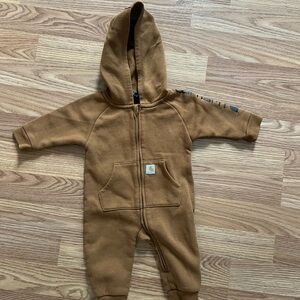 Carhartt Tan Kids Hooded Footie